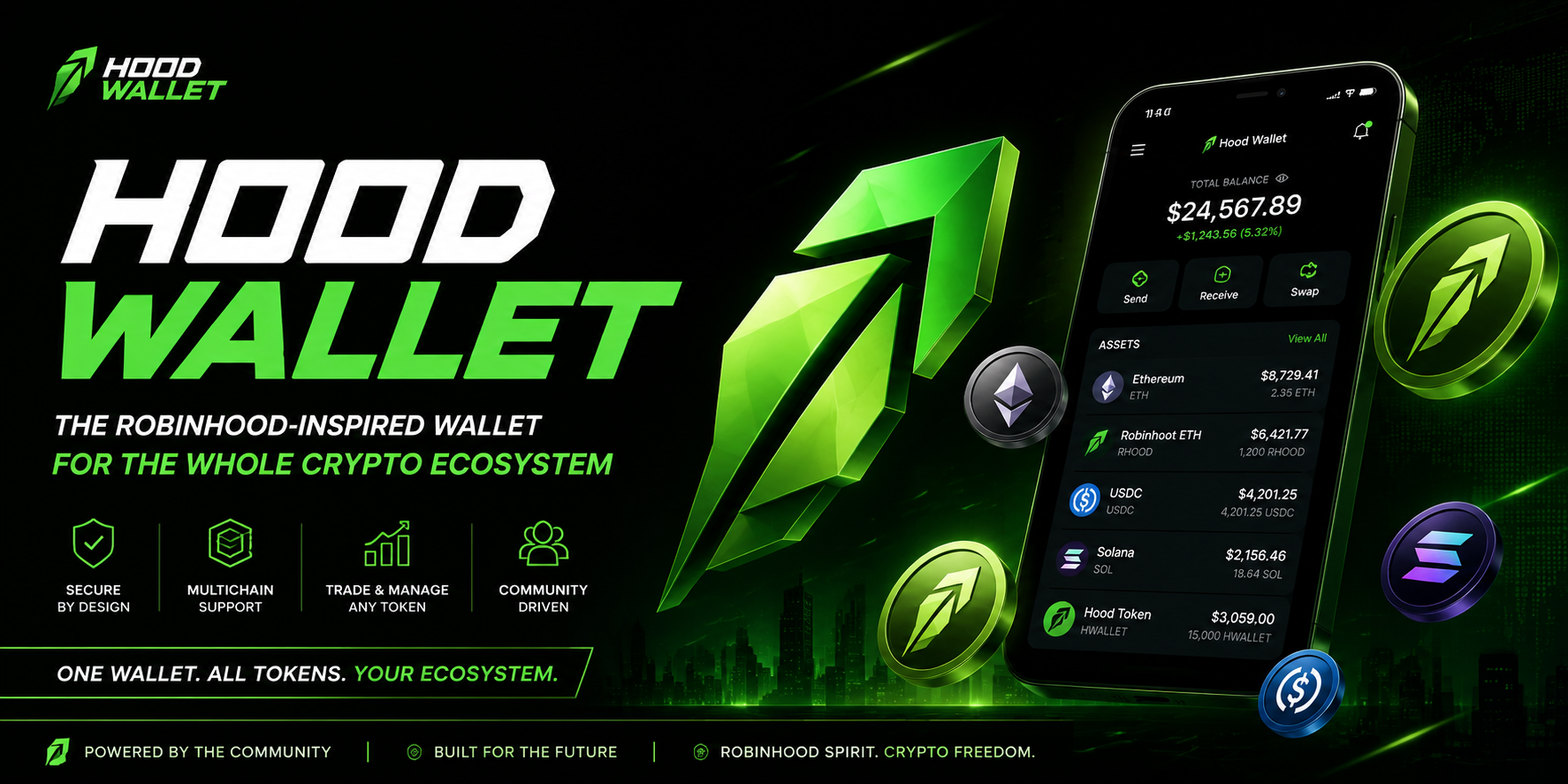 Hood Wallet banner